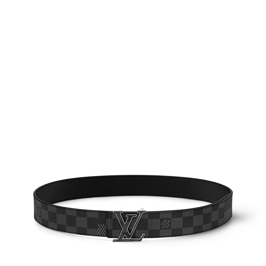 LOUIS VUITTON 黒ベルト LV Initiales 40mm Reversible Belt Damier Infini Leather - Men